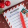 New Year. Set "New Year's Post", planing styles 30 l, pen Plastic