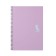 A4 notebook 80 sheets, a cage on the spirals, Erichkrause, "Brave Cats" Plastic cover violet