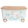 Box for toys "Air balloons", on wheels 58 × 39 × 33.5 cm, 45 l, dark beige