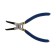 The puller of the inner locking rings of the tundra, curved lips on the clamp, 150 mm