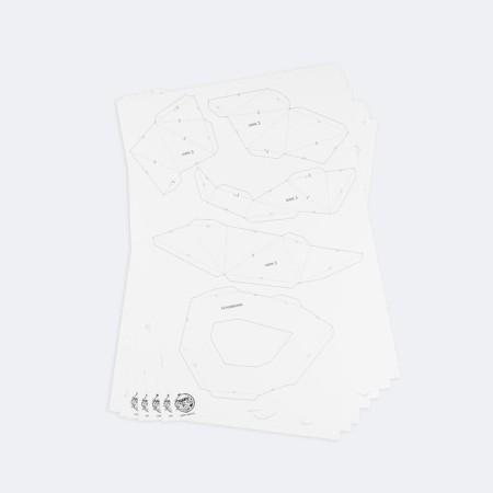 Set for creating a polygonal figure "David", 32.5 x 44 cm-5