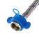 Flexible Aquakratos, 80 cm, stainless steel nut, with a key to installation