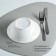 Plate porcelain deep shade White Label, 500 ml, d = 17.5 cm, white color