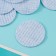 Blue cotton pads 50 pcs in the p/e package