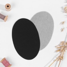 Clothes for clothing, 15.5 × 9.5 cm, heat -miles, steam, black color