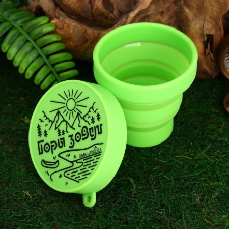 Silicone glass “Mountains Named”, 150 ml-2