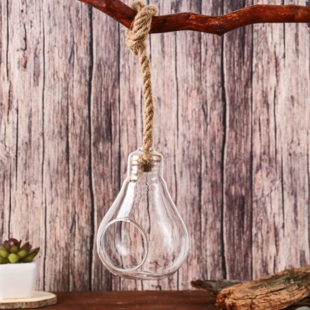 Florarium "Lamp" with a rope, D ot-5 cm 9x9x13 cm