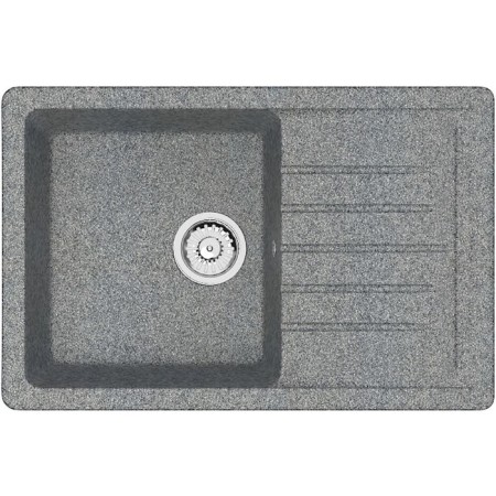Kitchen is a kitchen from Zett Lab stone. 16/q8, 740x490x210 mm, matte, mortise, dark gray