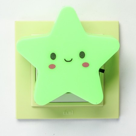 Night Plastic LED "Star" with a 220V circuit breaker mix 8x8.5x5 cm Risalux-6