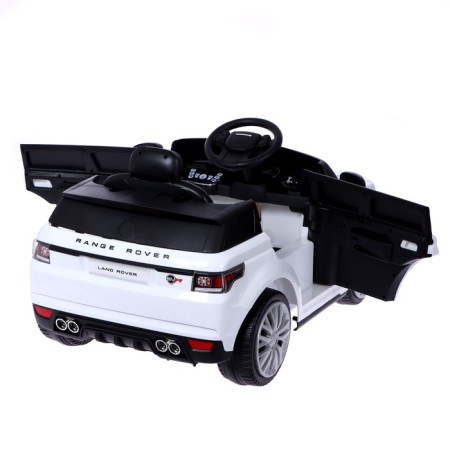 Range Rover Sport SVR electric car, white color-2