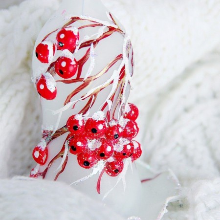 Christmas tree toy "mountain ash" mix, h-12 cm-5