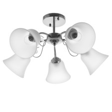 Chandelier 2027/5 E27 60W chrome 55x55x25 cm Bayerlux