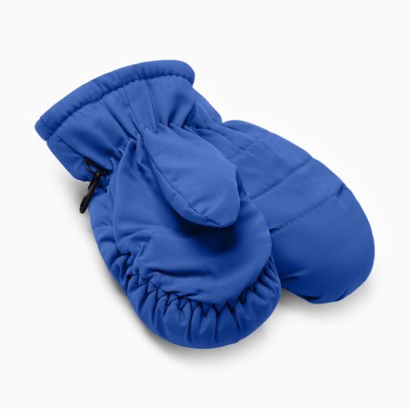 Winter children's mittens minku, blue color, 15cm-1