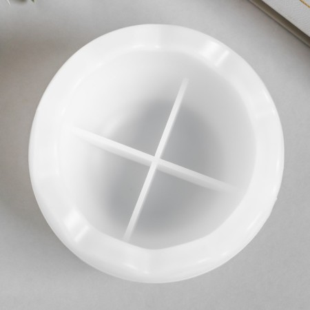 Mold Silicon "Round Summary with wavy edges" 9.7x9.7x9.7 cm-1