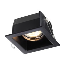 Lamp built -in rotary Novotech. Bell, 50W, GX5.3, 50x92x92 mm, black color