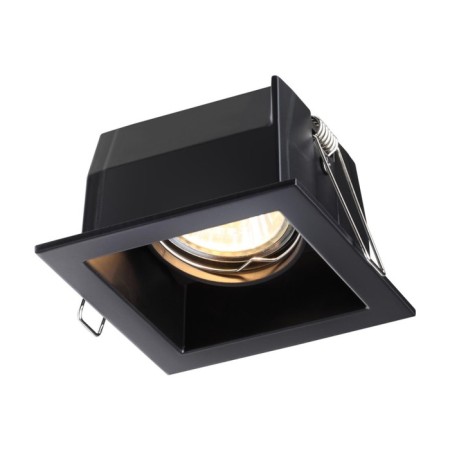 Lamp built -in rotary Novotech. Bell, 50W, GX5.3, 50x92x92 mm, black color