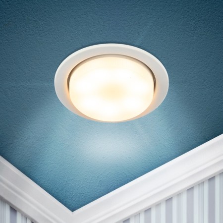 Lamp built -in era KL70, IP20, 15W, 100x20 mm, white matte color