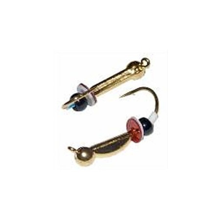 Mormyshka tungsten "Osa" with an ear equipped with sequins and Cambrick, weight 0.64 g, 030/g