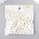 Beads for creativity tree "White" D-0.8 cm, set of 20 g