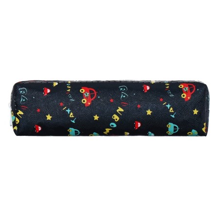 School Penal on the zipper Calligrata "Machines", black-1