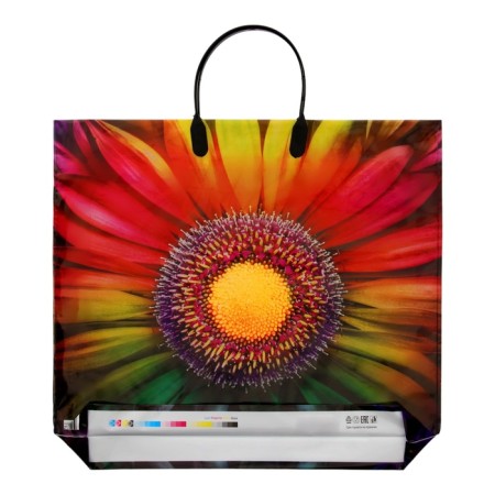 Package "Flower", polyethylene with a plastic pen, 38x34 cm, 90 μm-1