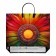 Package "Flower", polyethylene with a plastic pen, 38x34 cm, 90 μm
