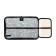 Penal 1 section 130 x 190 x 30 mm, with a folding bar, PKK 07-12 "Auto-Drapey" laminated cardboard, with a metallic effect