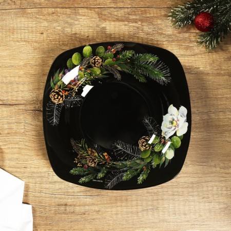 Deep plate "Winter Stories", 20 cm-1