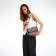 Women's bag Textura, messenger, small size, brown color