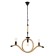 Bayerlux chandelier "Gablis" 3he27 Black 70x10x65cm
