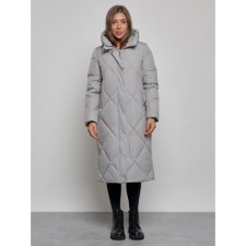 Coat insulated winter female, size 44, color gray color