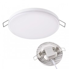Lamp built -in Novotech. Mon, 24W, LED, 32x223x223 mm, white color