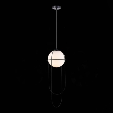 STL LUCE Sus. SL1189.403.01. Beata. 1x60 W, E27, 25x25x72 cm, black color-1