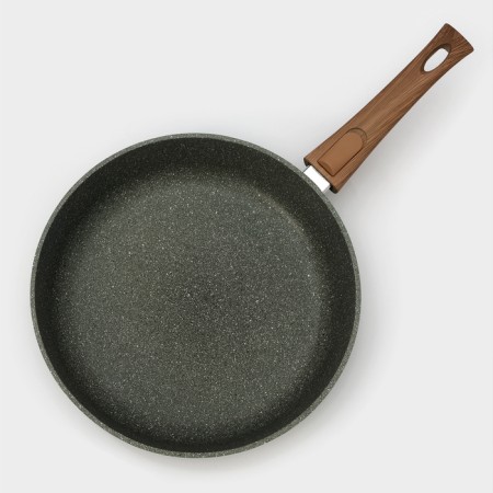 Forest frying pan "Forest", d = 28 cm, glass cover, removable handle, anti -stick coating-3