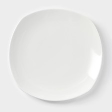 Porcelain porcelain porous pies Wilmax ilona, ​​D = 16.5 cm, white color