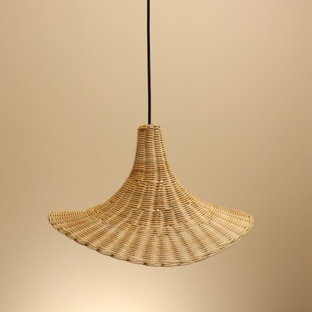 Ceiling Lamp from Rotan "Kuin" 1x120W, E27, 55x40 cm-3