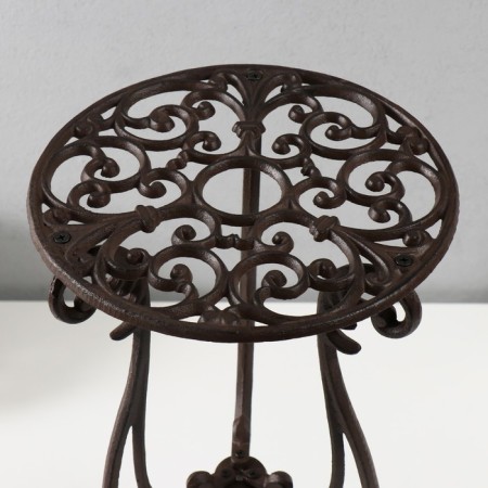 Decorative cast iron "Pattern" 27x27x46 cm-2