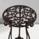 Decorative cast iron "Pattern" 27x27x46 cm