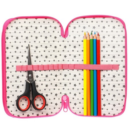 Penal 2 sections, 125x205x40 mm, laminated cardboard, Minnie Mouse and unicorn-8
