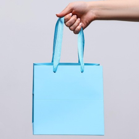 Packet for cake, blue, 20 x 20 x 20 cm