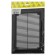 Ventilation grate "Vento" 2030vr, 200x300 mm, with a grid, detachable, black