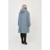 Female coat, size 66, blue color
