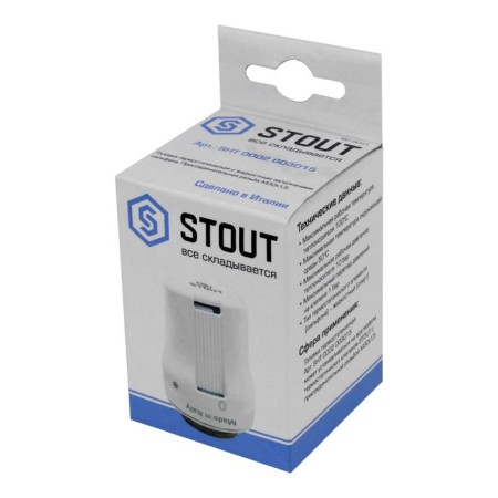 Thermostatic head Stout SHT-0002-003015, liquid, M30x1.5-4
