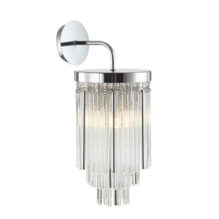 Wall lamp Style Rain 1xe14 40W, size 20x25x47.5 cm, chromium color