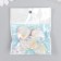 Decor for creativity plastic "Shell with stars" white 2.9x2.5 cm