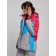 Ski jacket female winter, size 42, raspberry color