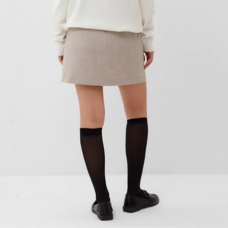 Women's skirt mini mist, r.s, beige-3
