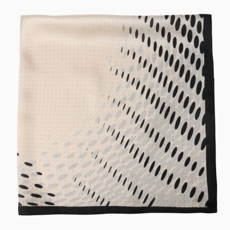 Women's scarf minku rr 70*70 cm, col. black-2