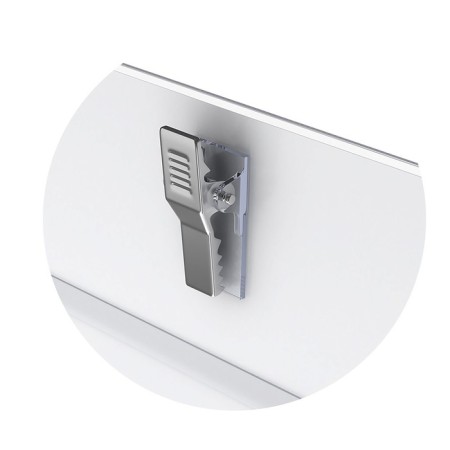Horizontal badge 90x57mm Erichkrause, plastic, with a metal clamp and pin-2