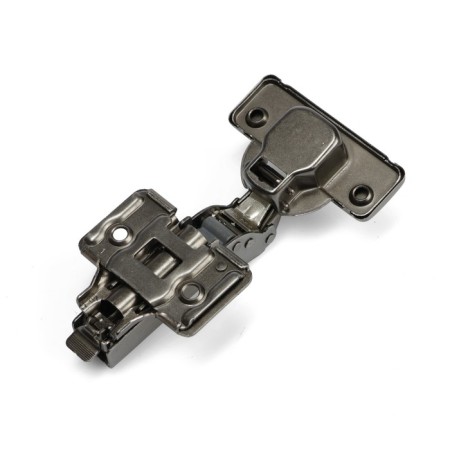 The loop is half -laying with an eccentric Softly CLAP, the color is black nickel, 2 pcs.-2